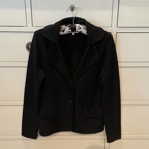 PORTS black knit wool blazer